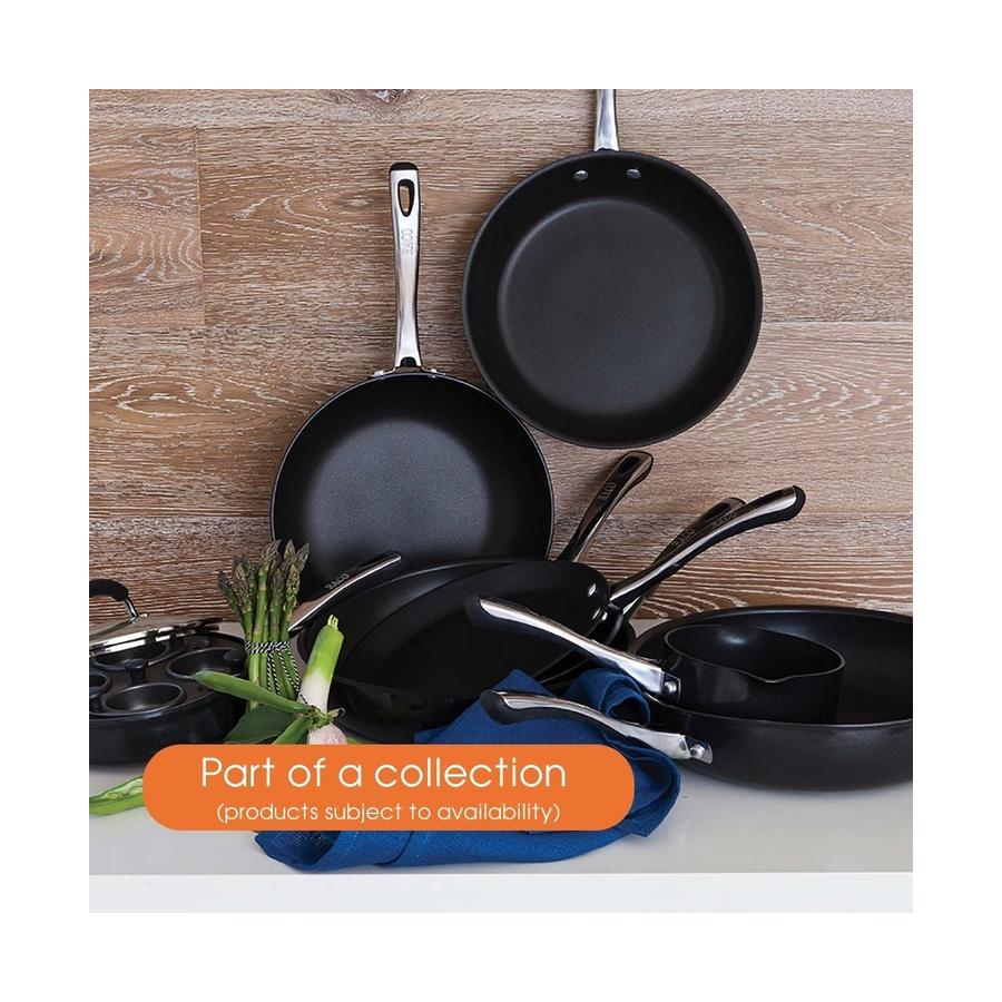 Raco Contemporary Non-Stick Induction 32cm/5.2L Covered Risotto Black Black