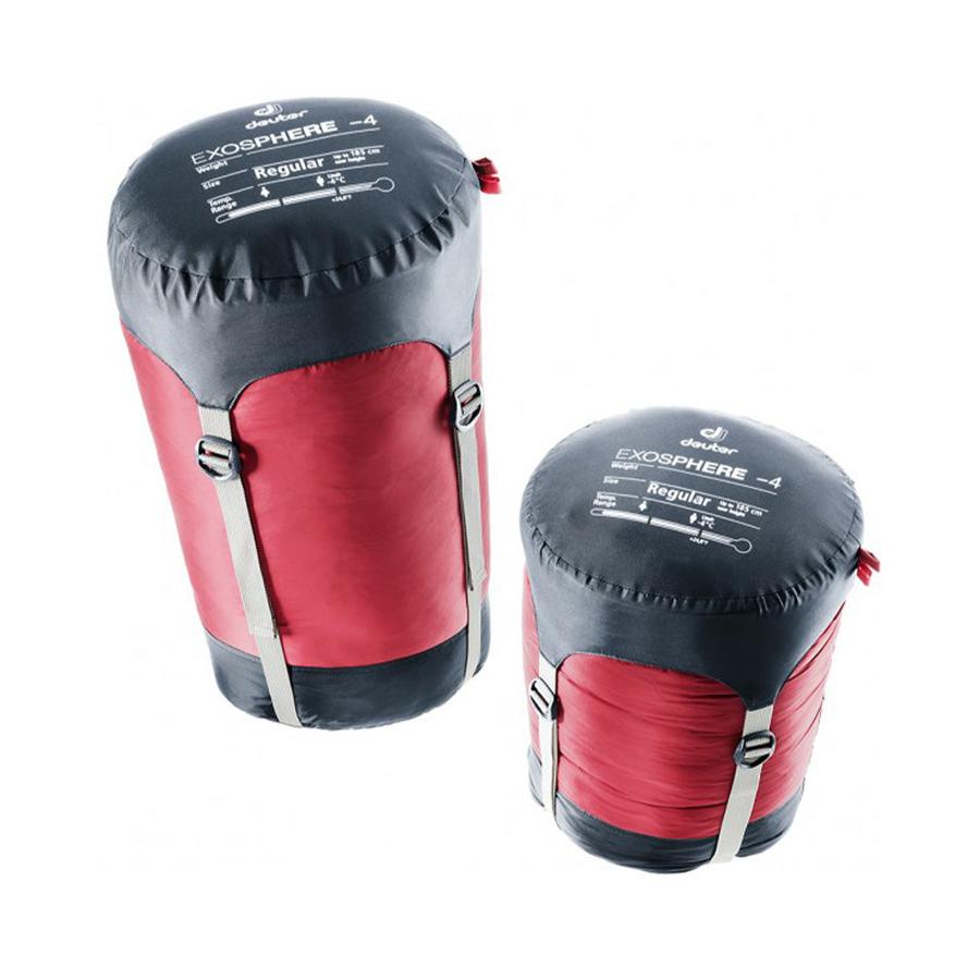 Deuter Exosphere -6° Right Zip Sleeping Bag Cranberry Fire Cranberry Fire