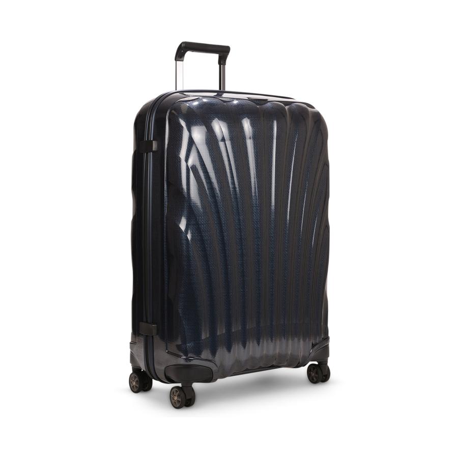 Samsonite C-Lite 75cm CURV Checked Suitcase Midnight Blue Midnight Blue