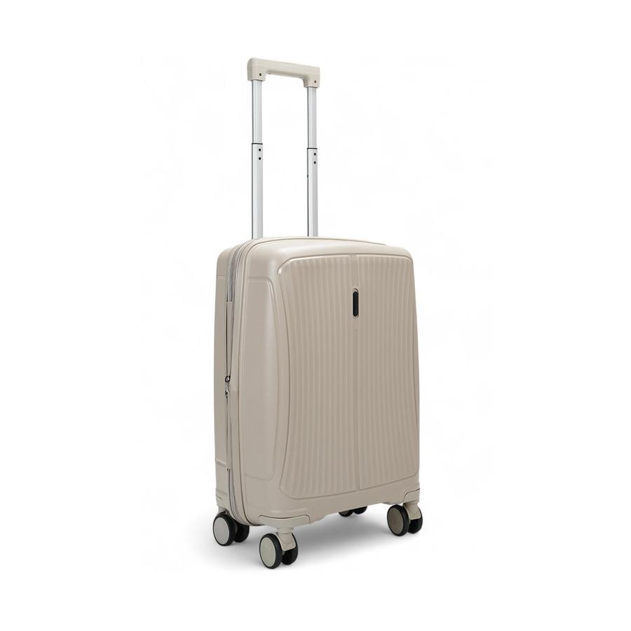 Nomad Quest 56cm Hardside Carry-On Suitcase Beige Beige