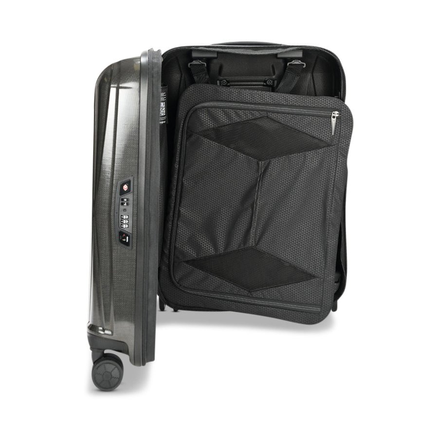 Samsonite Major-Lite 55cm Hardside Carry-On Suitcase Black Black
