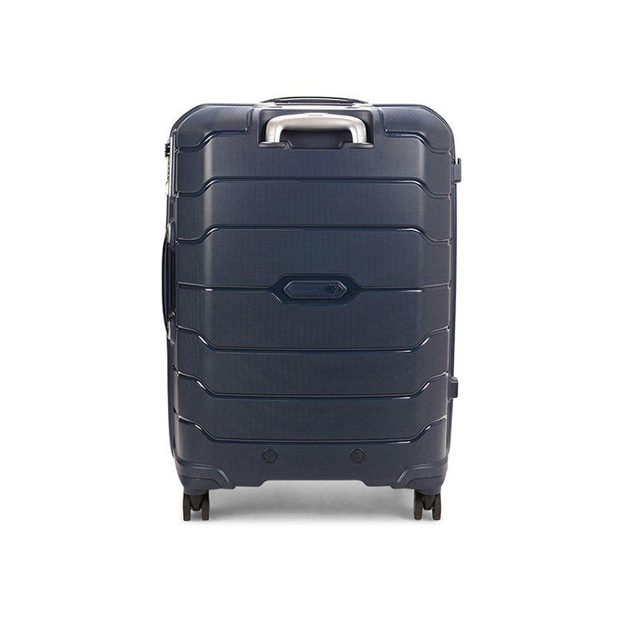 Samsonite Oc2lite 68cm Hardside Checked Suitcase Navy Navy
