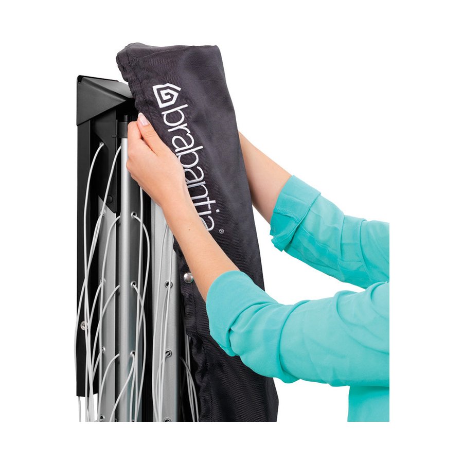 Brabantia WallFix Dryer & Protection Cover Metallic Grey Metallic Grey
