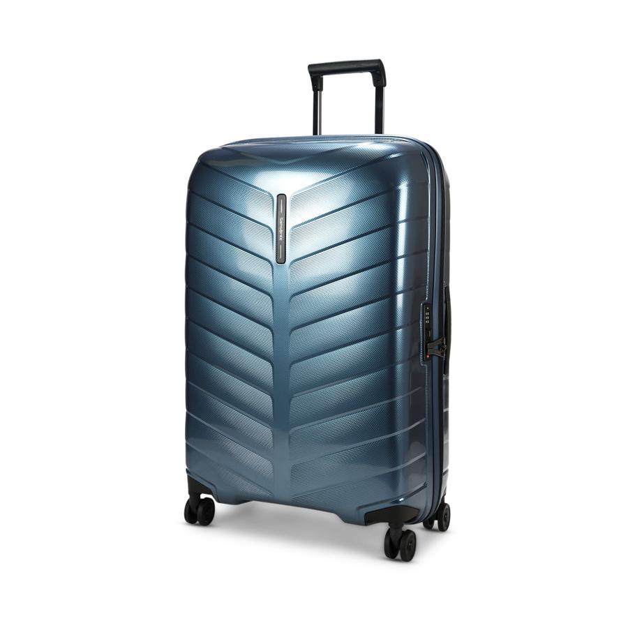 Samsonite Attrix 55cm & 75cm Hardside Luggage Set Steel Blue Steel Blue