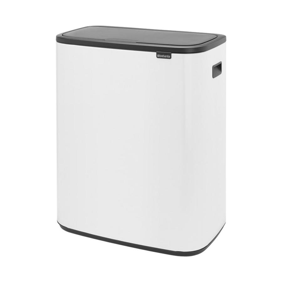 Brabantia Bo Touch Bin (2 x 30L) White White