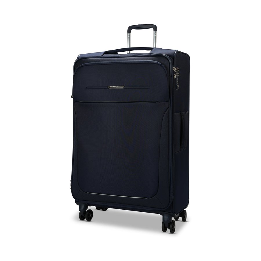 Samsonite B-Lite 5 78cm Softside Checked Suitcase Navy Navy