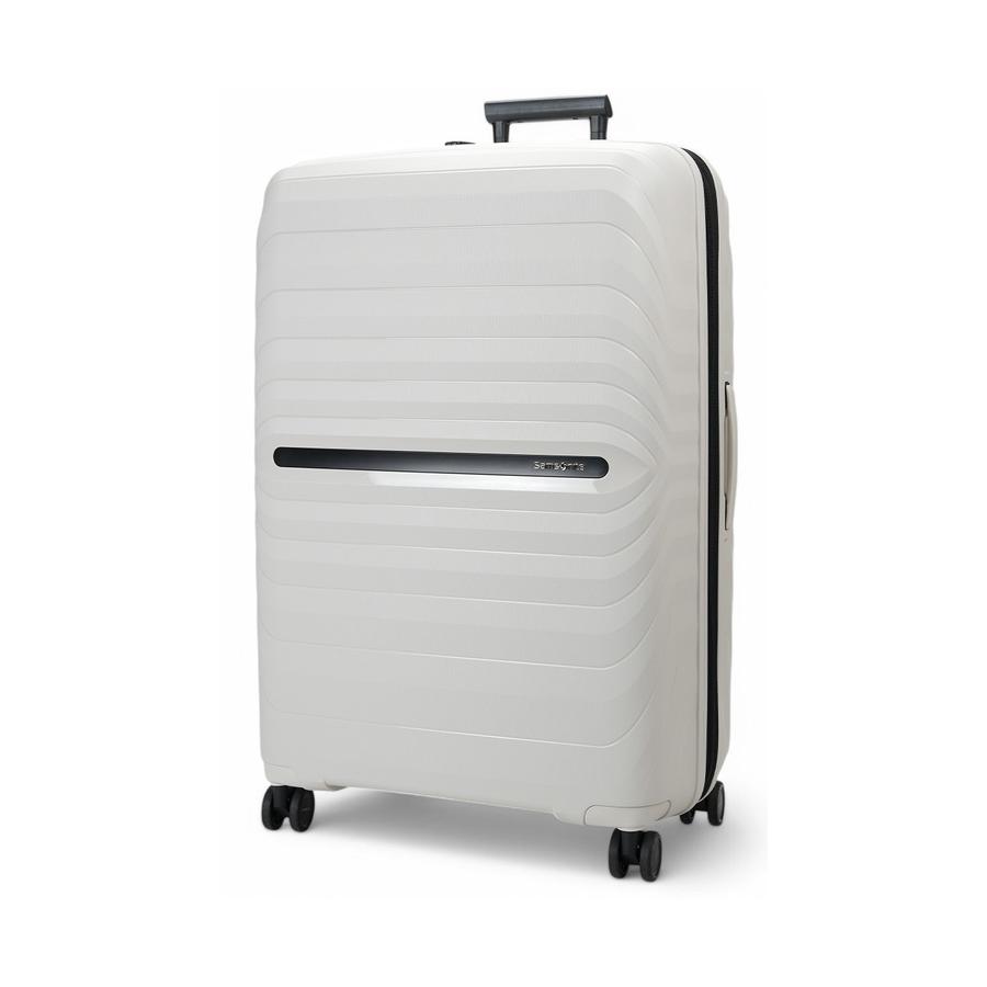 Samsonite Octolite Neo 81cm Hardside Checked Suitcase Off-White Off-White