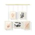 Umbra Exhibit Wall Picture Frames (Set of 5) Matte Brass