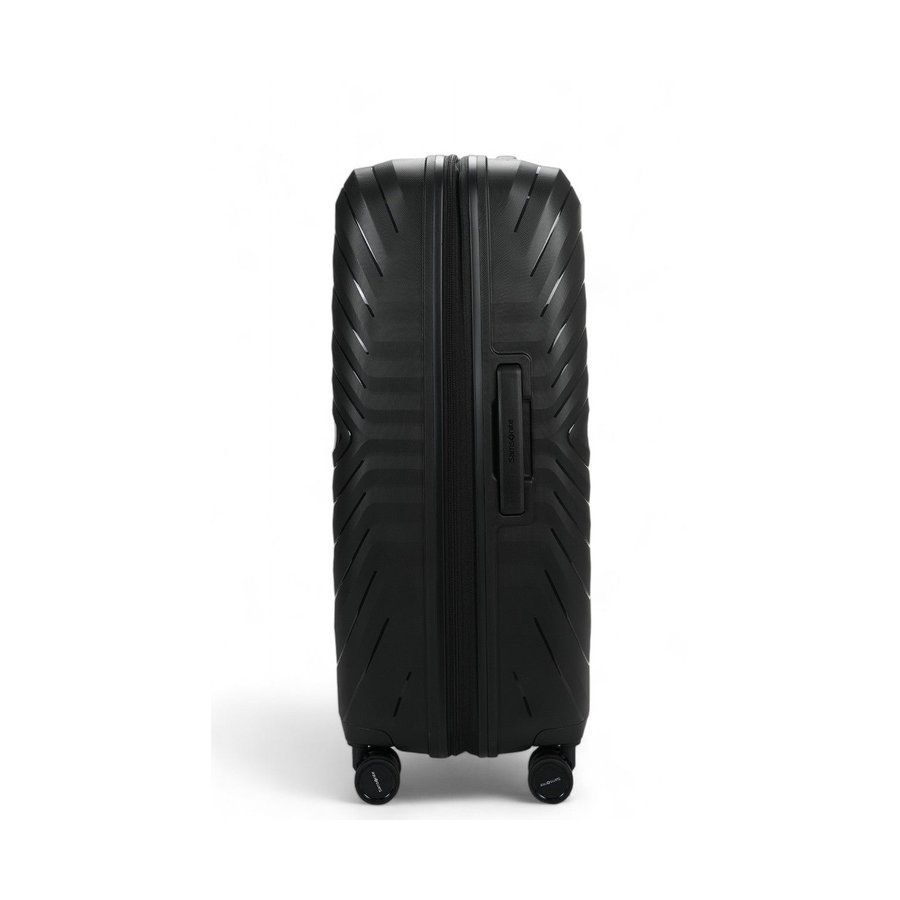 Samsonite Octolite Neo 75cm Hardside Checked Suitcase Black Black