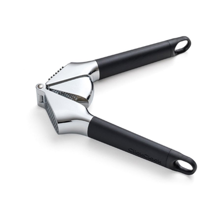 ClickClack Garlic Press Chrome Chrome
