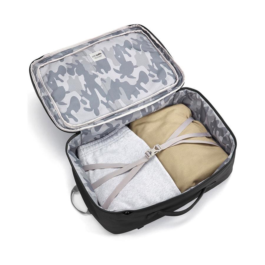 Pacsafe GO 34L Anti-Theft Recycled Carry-On Backpack Jet Black Jet Black