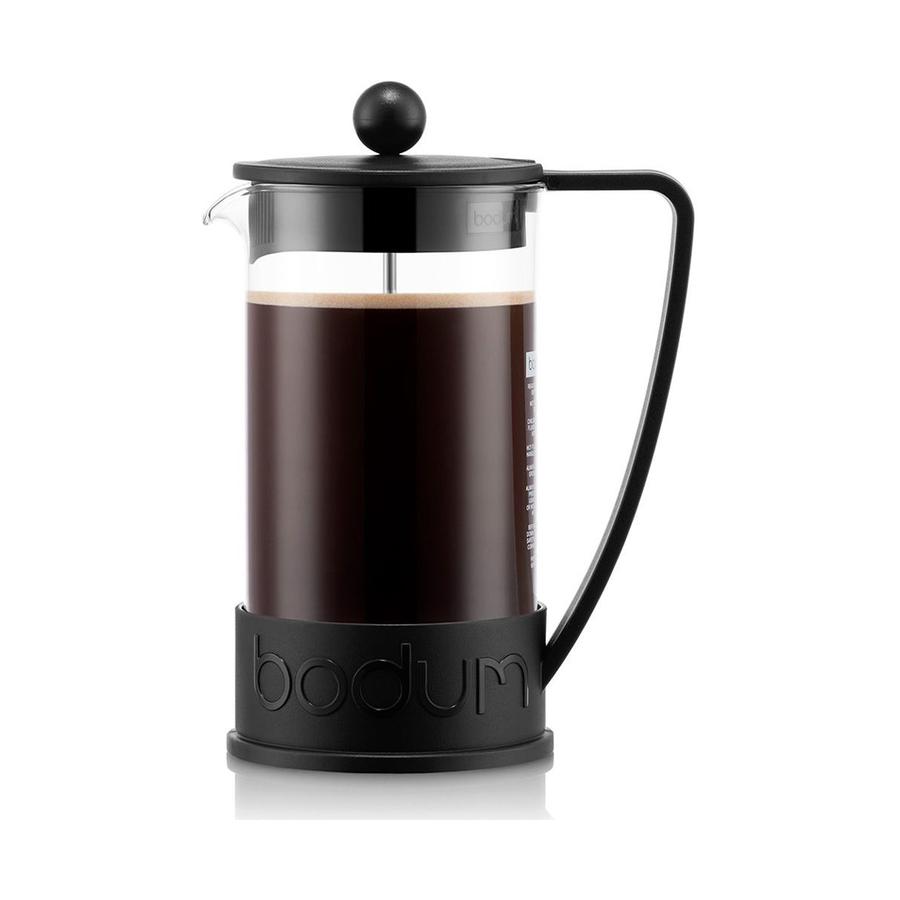 Bodum Brazil 1L (8 Cup) French Press Coffee Maker Black Black