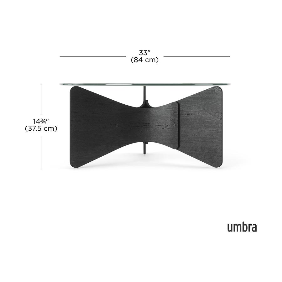 Umbra Madera Coffee Table Black Black