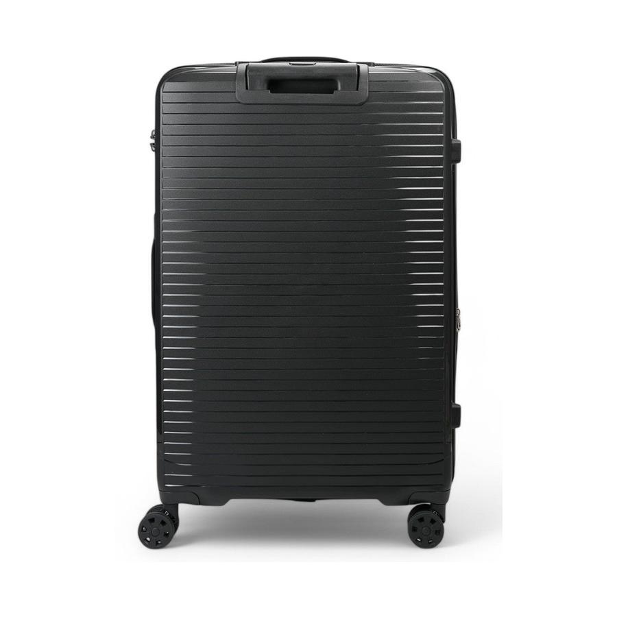 Nomad Venture 75cm Hardside Checked Suitcase Black Black