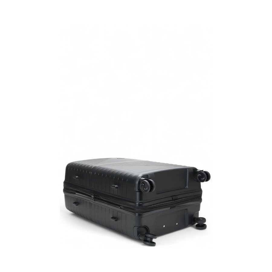 Caselite Summit 75cm Hardside Checked Suitcase Black Black