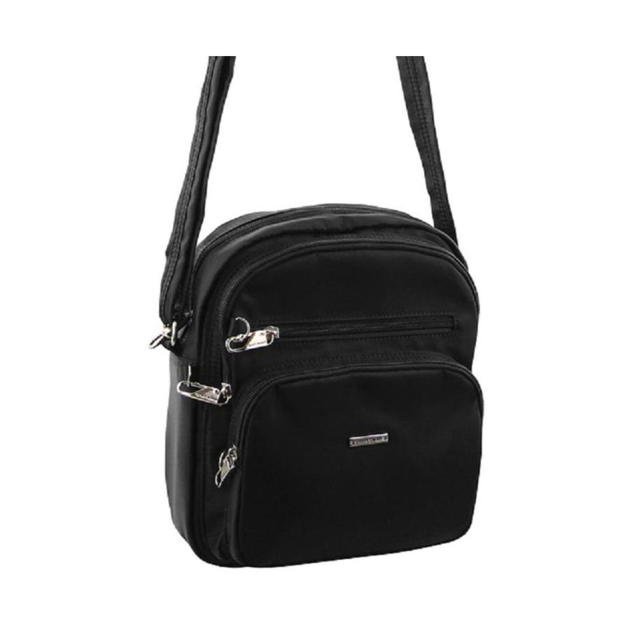 Pierre Cardin Luna Anti-Theft Crossbody Bag Black Black