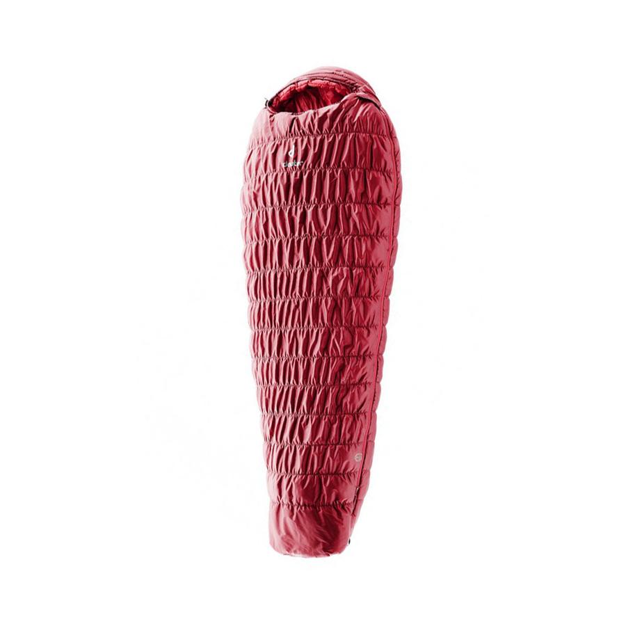 Deuter Exosphere -6° Right Zip Sleeping Bag Cranberry Fire Cranberry Fire
