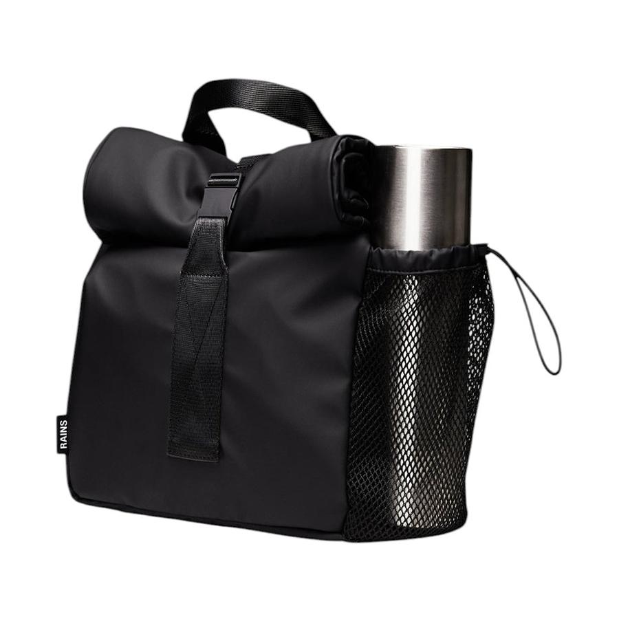 Rains Lunch Bag Large Black Black