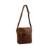 Pierre Cardin Salem Rustic Leather iPad Bag Cognac