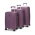 Caselite Quest 56cm, 65cm & 75cm Hardside Luggage Set Purple