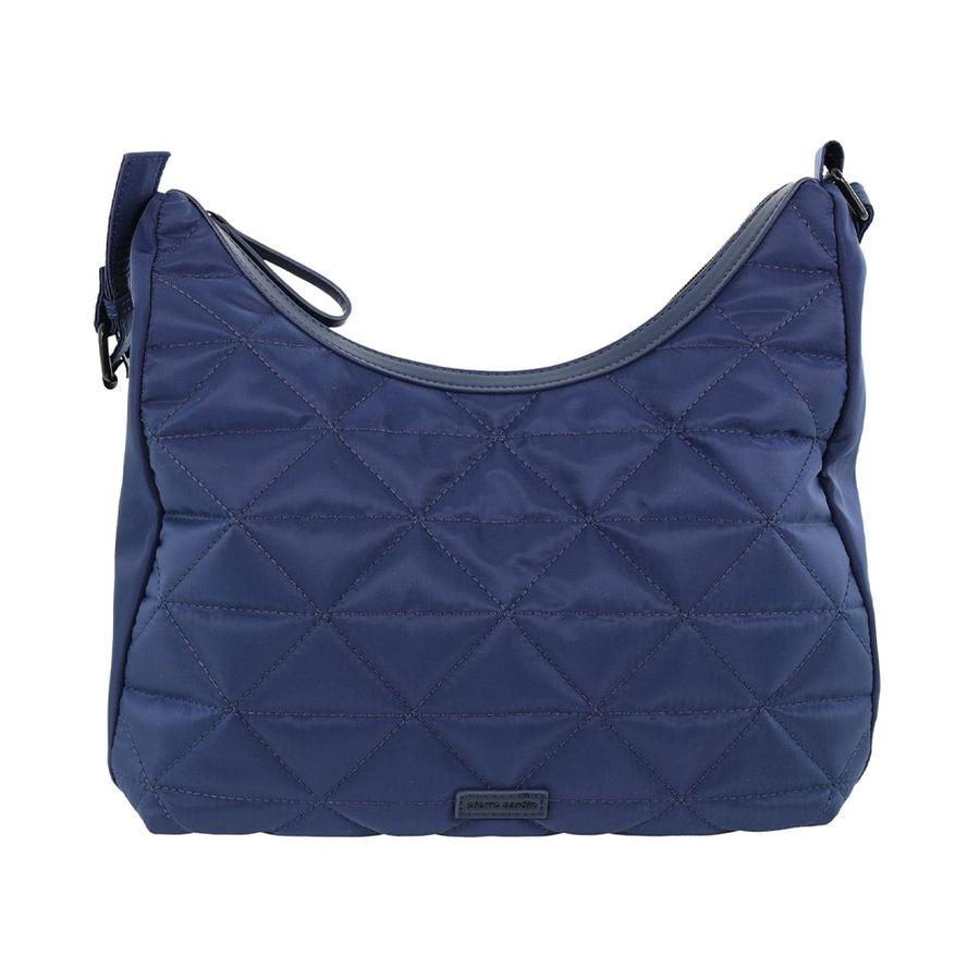 Pierre Cardin Claire Ladies Nylon Quilted Hobo Bag Navy Navy