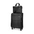 Caselite Ultra 69cm Softside Checked Suitcase & Laptop Bag Set Black