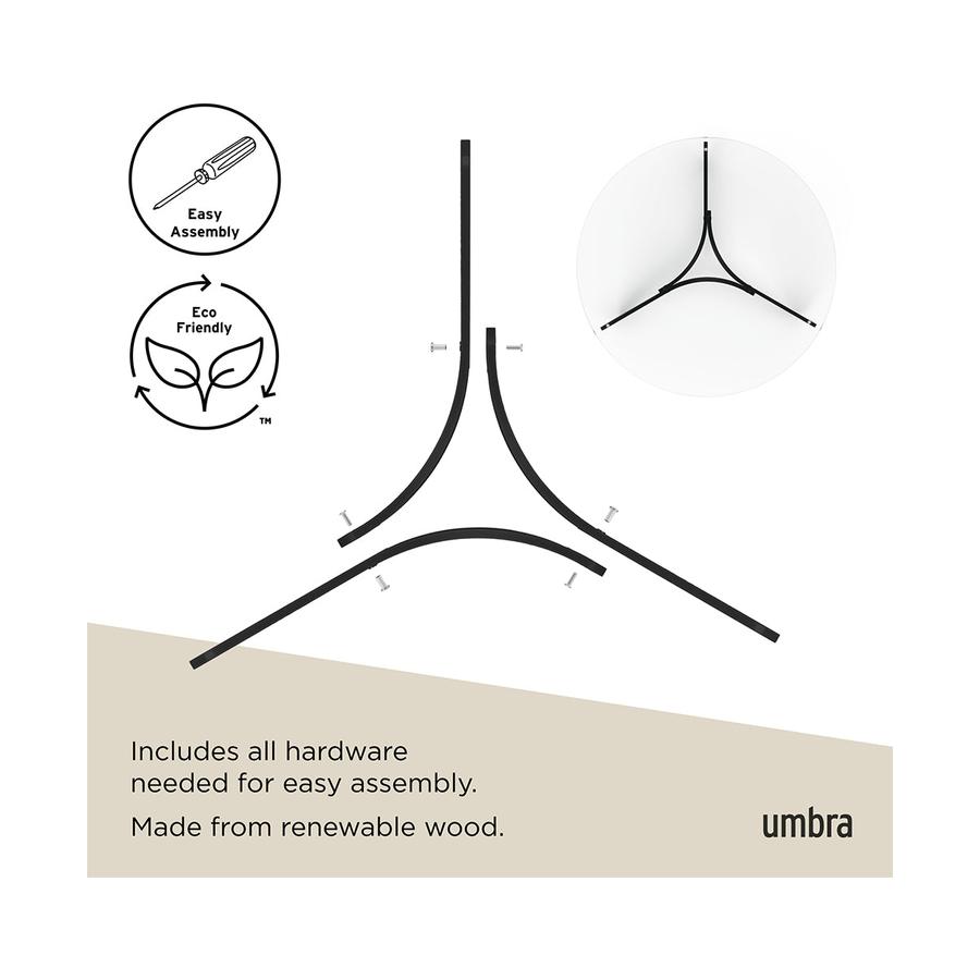 Umbra Madera Coffee Table Black Black