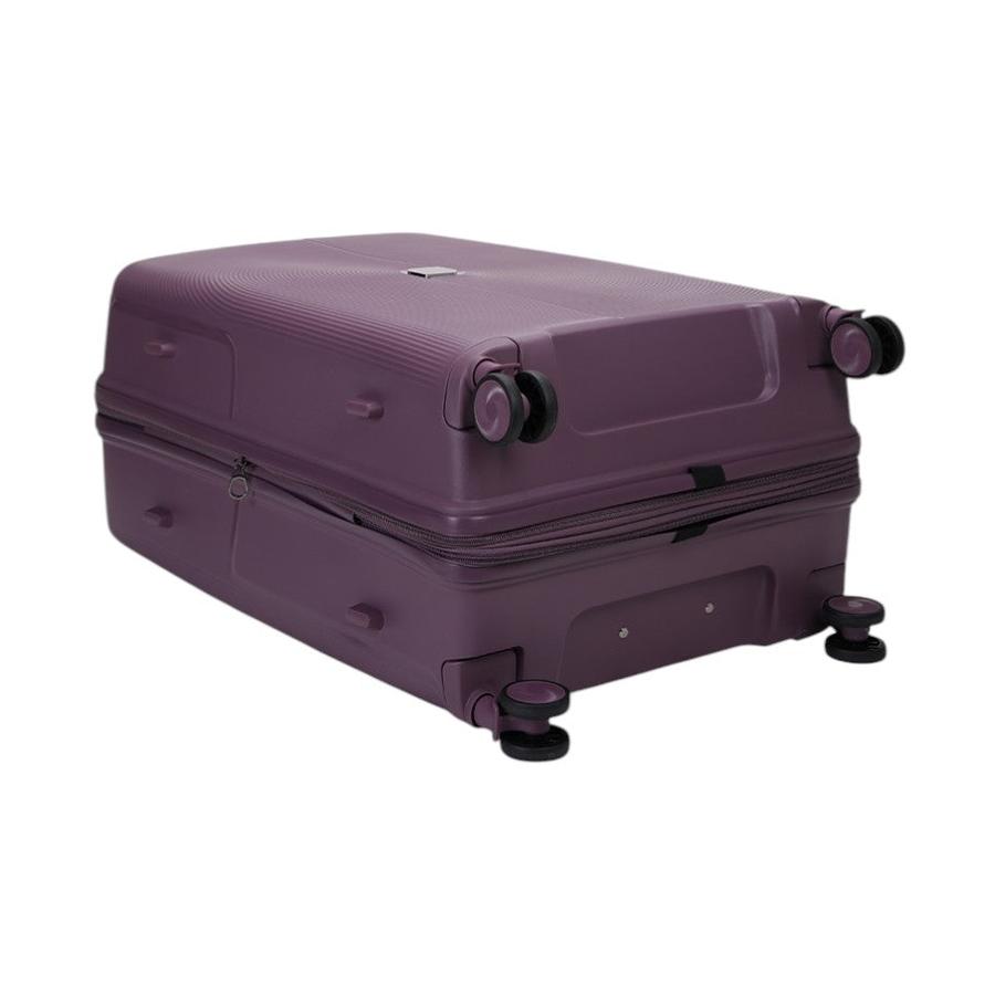 Caselite Aero 75cm Hardside Checked Suitcase Purple Purple