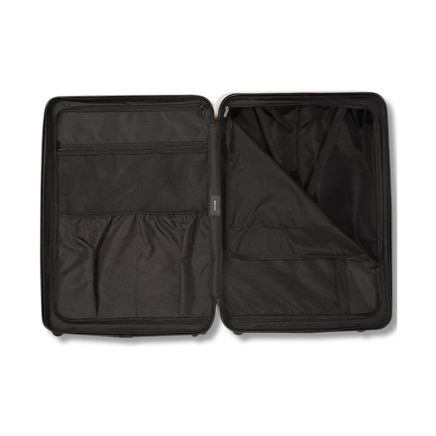 Explorer Luna-Air 74cm Hardside Checked Suitcase Black Black
