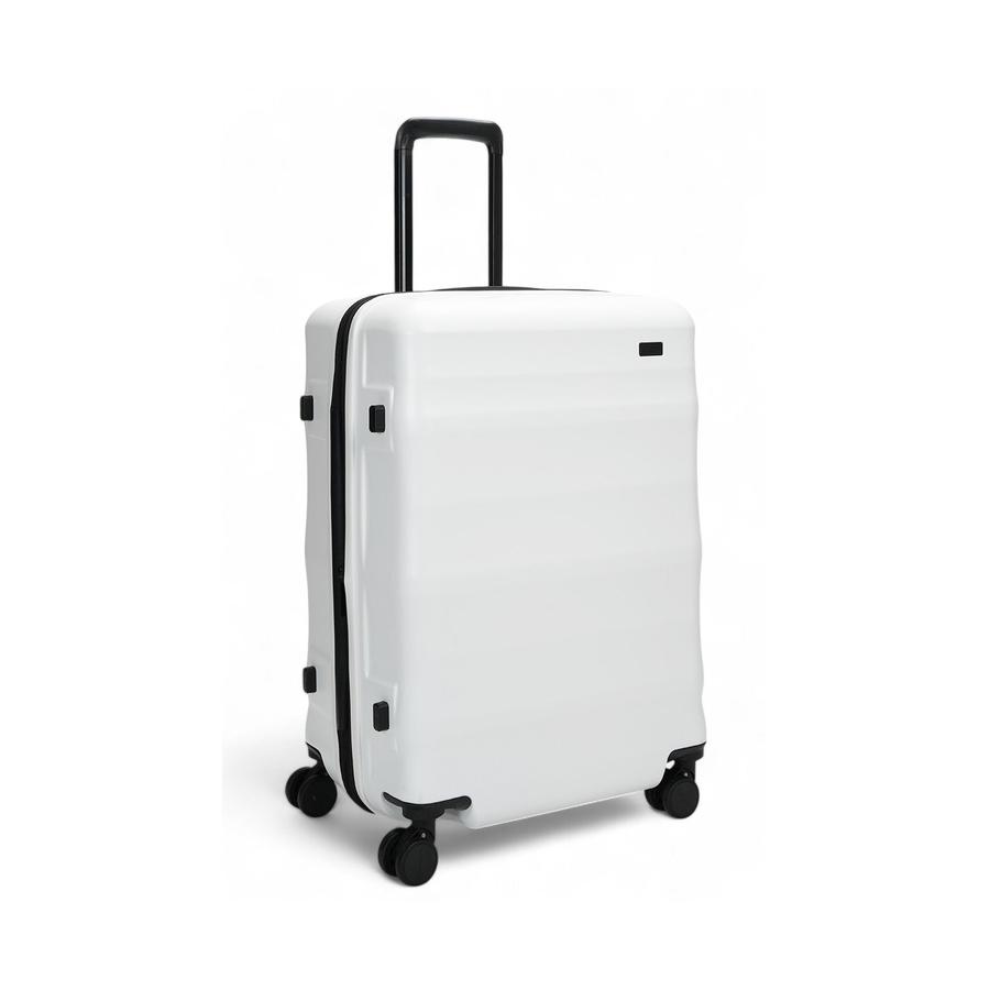Explorer Luna-Air 63cm Hardside Checked Suitcase White White