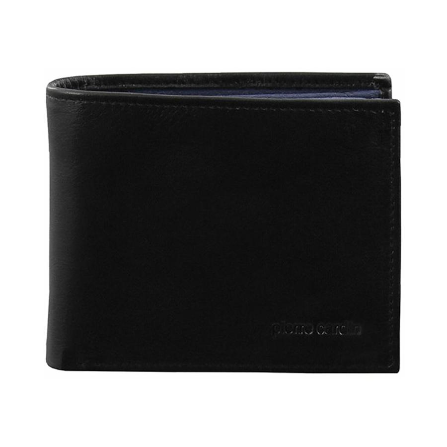 Pierre Cardin Frazer Men's Italian Leather RFID Wallet Black/Navy Black/Navy