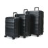 Explorer Luna-Air 55cm, 63cm & 74cm Hardside Luggage Set Black