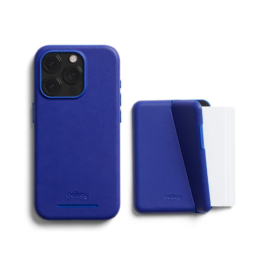 Bellroy iPhone 15 Pro Mod Phone Case + Wallet (With Button Add-On) Cobalt Cobalt