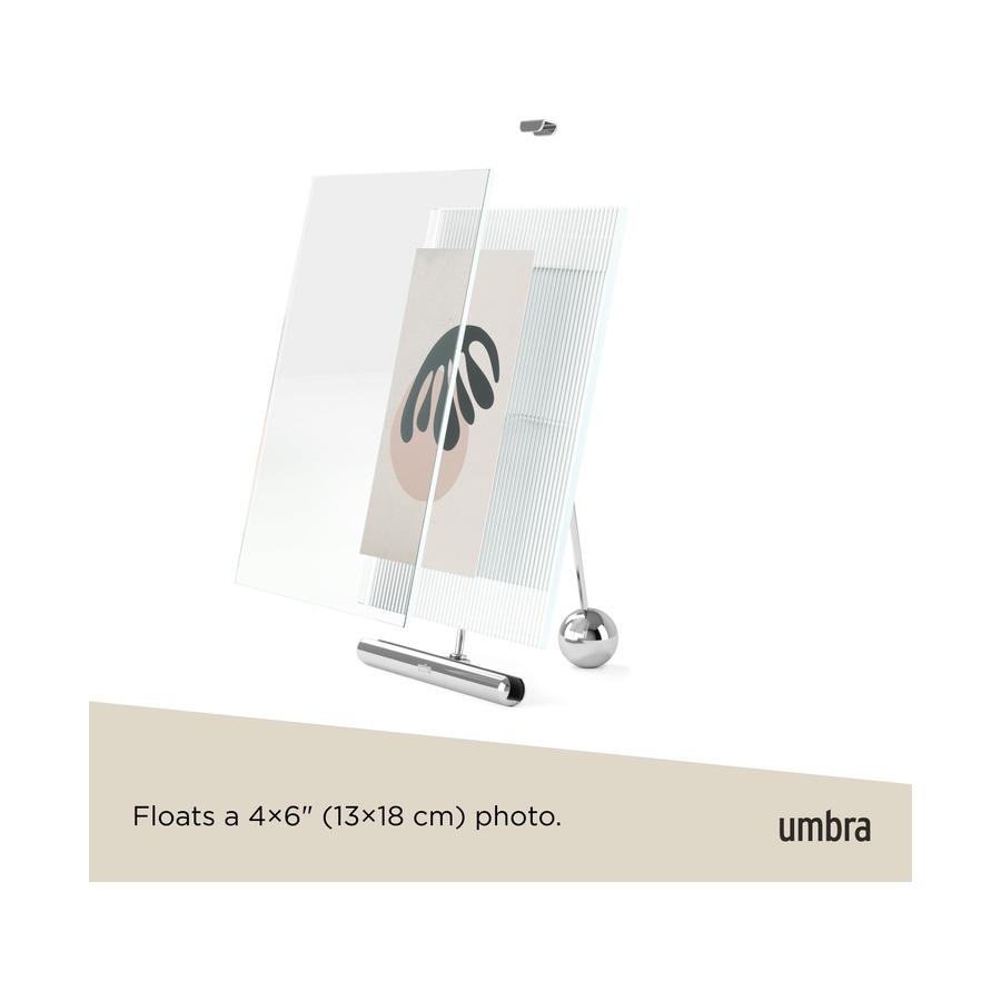 Umbra Flute 10 x 15cm Picture Frame Chrome Chrome
