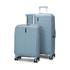 Caselite Venture 57cm & 76cm Top Open Hardside Luggage Set Grey Blue
