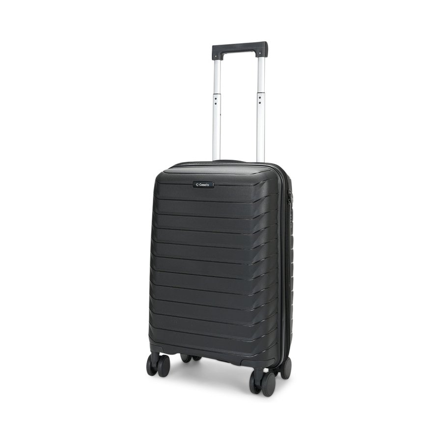 Caselite Expedition 56cm Hardside Carry-On Suitcase Black Black
