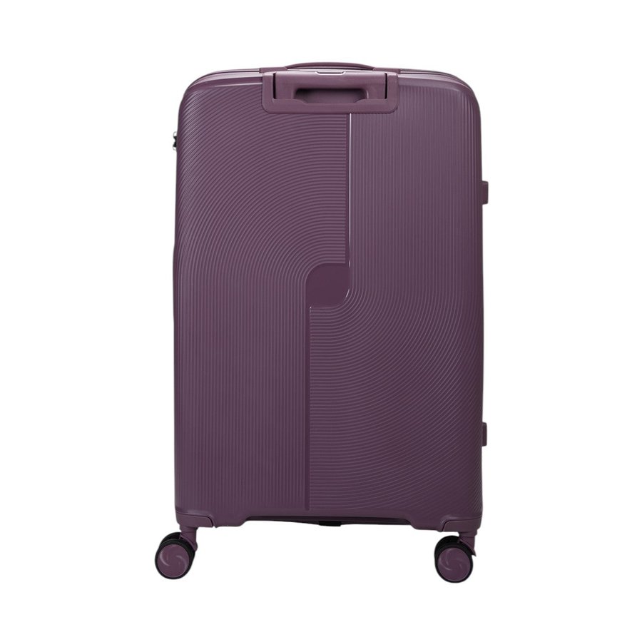 Caselite Aero 75cm Hardside Checked Suitcase Purple Purple