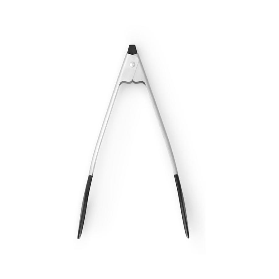 Brabantia Profile Non-Stick Kitchen Tongs - Cook & Serve Black Black