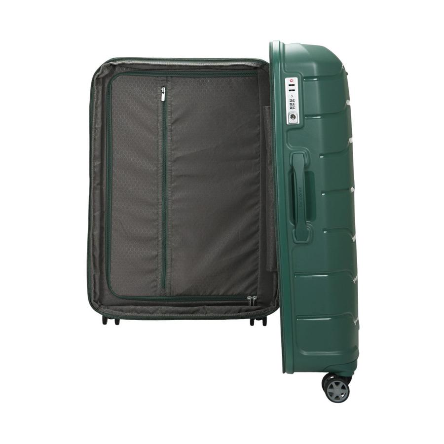 Samsonite Oc2lite 75cm Hardside Checked Suitcase Hunter Green Hunter Green