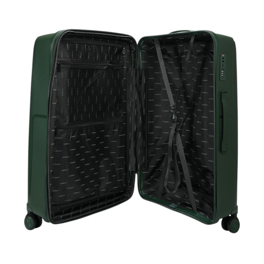 Caselite Aero 56cm, 65cm & 75cm Hardside Luggage Set Forest Green Forest Green