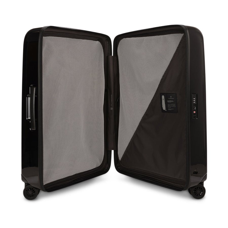 Victorinox Airox 69cm Hardside Checked Suitcase Black Black