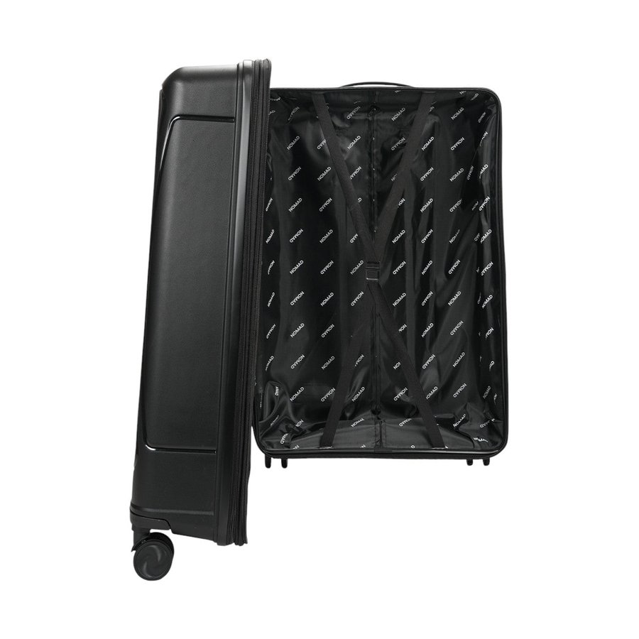 Nomad Quest 56cm & 75cm Hardside Luggage Set Black Black