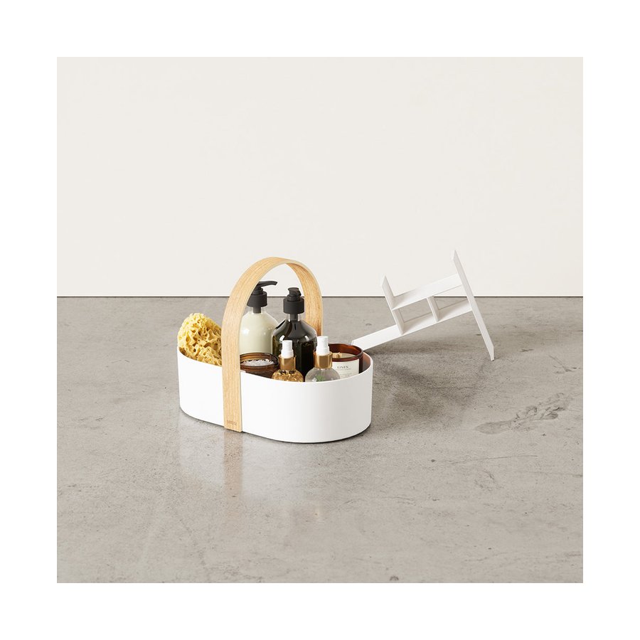 Umbra Bellwood Caddy White/Natural White/Natural
