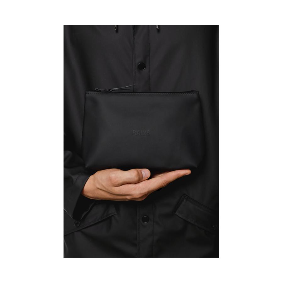 Rains Cosmetic Bag Black Black