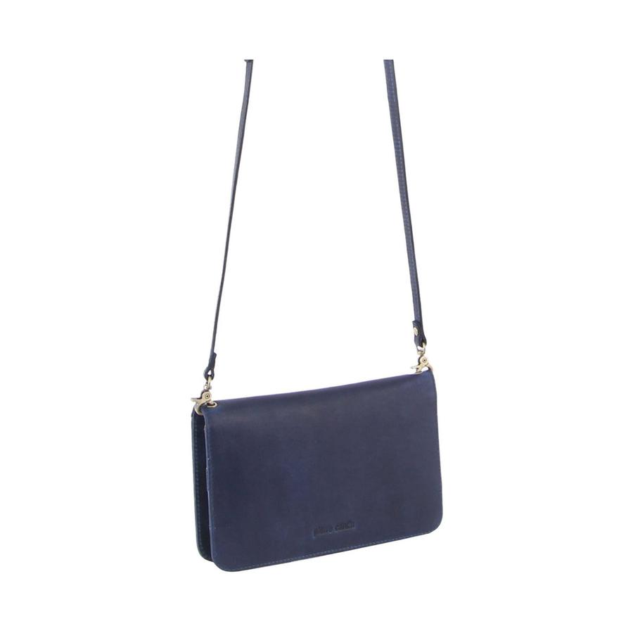 Pierre Cardin Piper Women's Italian Leather Crossbody Organiser Midnight Midnight