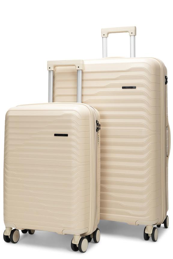 Caselite Summit 56cm & 75cm Hardside Luggage Set Beige