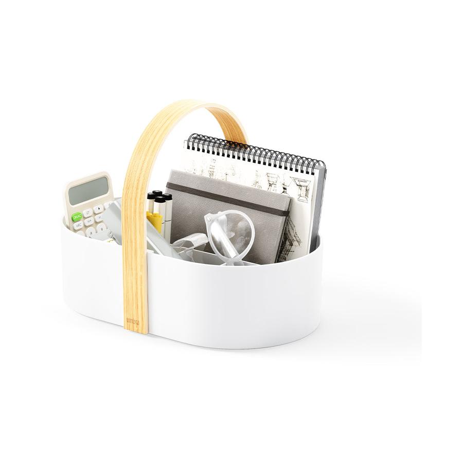 Umbra Bellwood Caddy White/Natural White/Natural