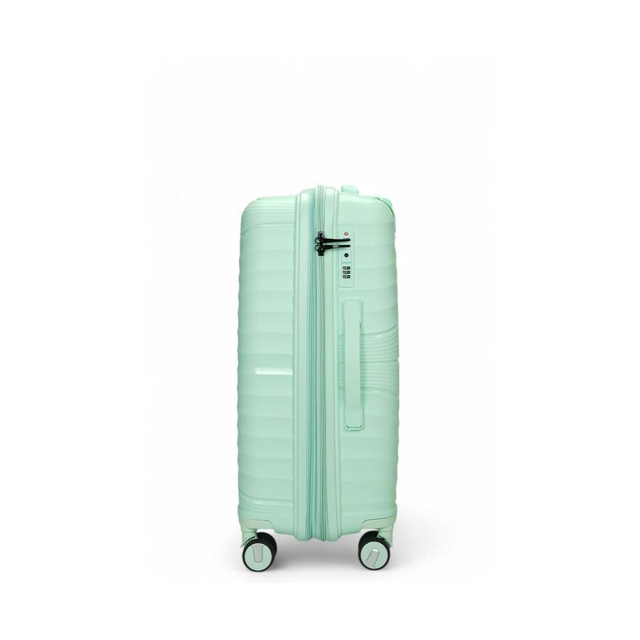 Nomad Aspire 65cm Hardside Checked Suitcase Mint Mint