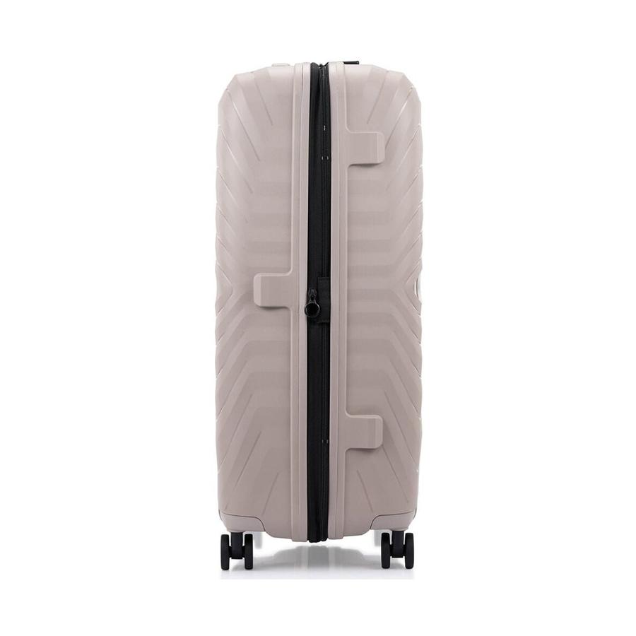 Samsonite Octolite Neo 81cm Hardside Checked Suitcase Taupe Taupe