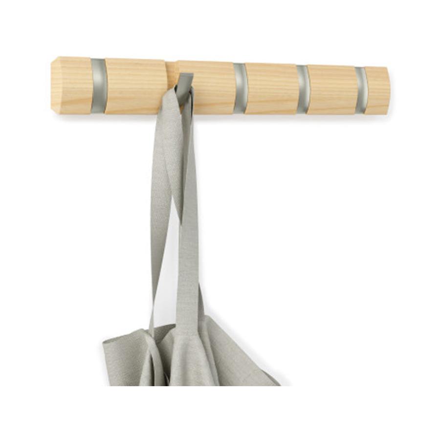Umbra Flip 5 Wall Mounted Hook Natural Natural